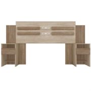 Cabeceira Casal Triunfo cor Nogal Vanila